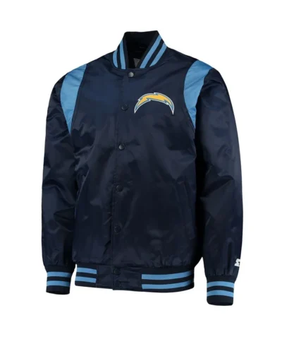 Los Angeles Chargers The Prime Navy Satin Jacket