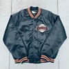 San Francisco Giants 1990’s Spellout Bomber Full-Snap Black Jacket