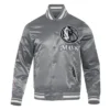 Dallas Mavericks 202425 City Edition Full-Snap Satin Jacket