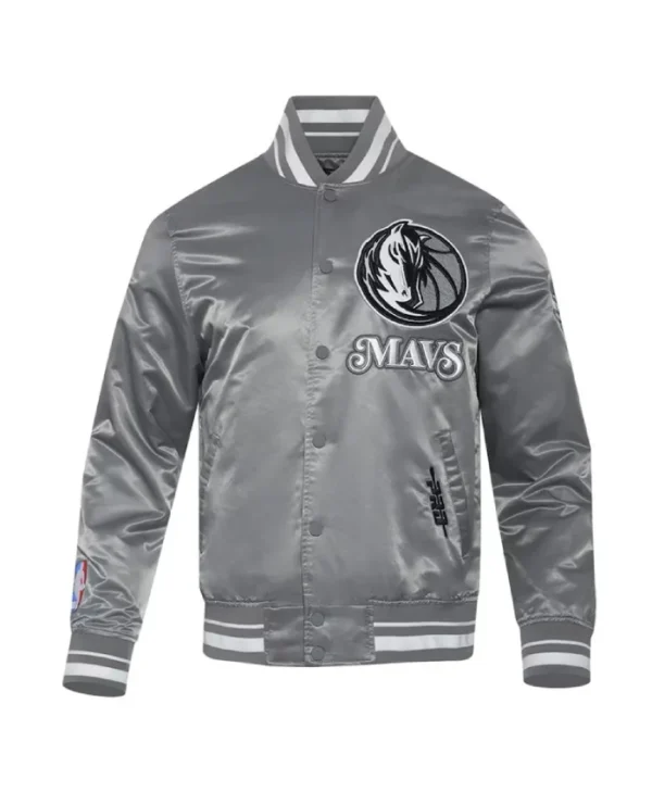 Dallas Mavericks 202425 City Edition Full-Snap Satin Jacket