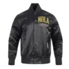Shop Black New Orleans Pelicans 202425 City Edition Full-Snap Satin Jacket