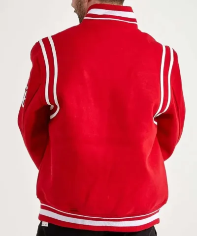 Chicago Bulls 6X Champs Wool Red Varsity Jacket