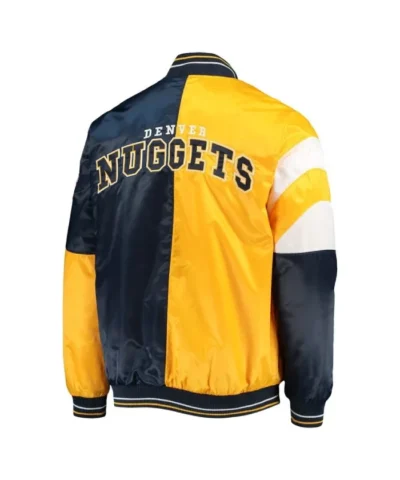 Denver Nuggets 75th Anniversary Leader Color Block Satin Jacket