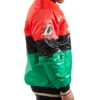 75th Anniversary Los Angeles Lakers Black History Month Full-Zip Satin Jacket