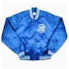 Minnesota Timberwolves 80’s Full-Snap Blue Satin Jacket