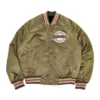 San Diego Padres 90s Full-Snap Brown Satin Jacket