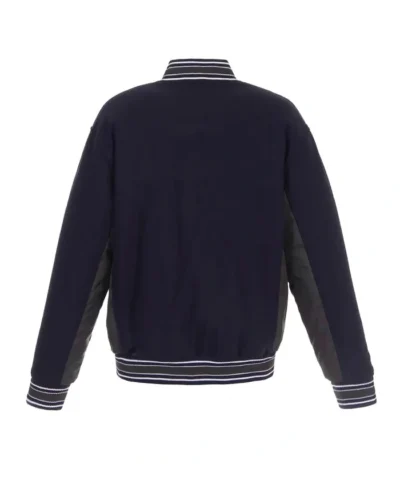 NavyCharcoal Accent Vancouver Canucks Varsity Wool Jacket