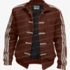 Men and Women Chinese New Year Adidas Tang Browm Jacket