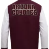 Arizona Coyotes Varsity Wool Jackets Back