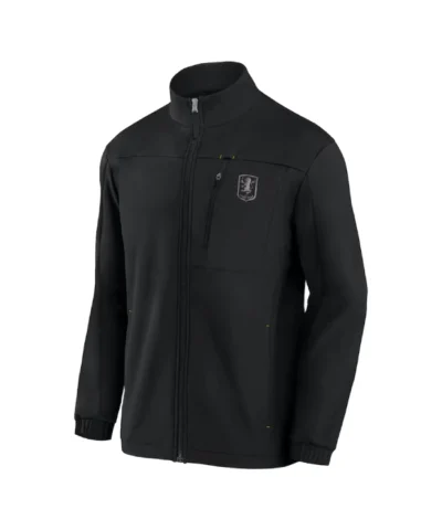 Shop Aston Villa Black Midnight Zip-Up Jacket