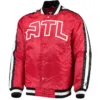 Atlanta Hawks The Offensive Full-Snap Satin Varsity Jacket