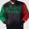 Atlanta Hawks Ty Mopkins Colorblock Varsity Jacket
