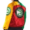 Atlanta Hawks Ty Mopkins Black History Month Satin Jacket