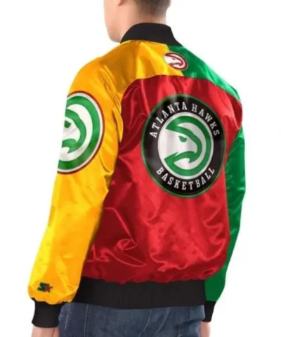 Atlanta Hawks Ty Mopkins Black History Month Satin Jacket