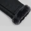 Aviator Shearling Black Jacket For Women