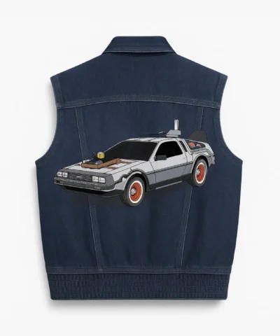 Back to the Future DeLorean Denim Vest