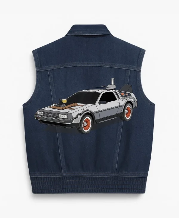 Back to the Future DeLorean Denim Vest