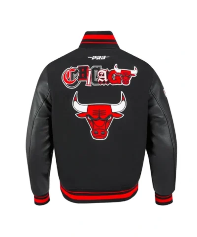 Chicago Bulls City Ransom Classic Rib Varsity Jacket