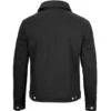 Men's Black Cotton Trucker Jacket