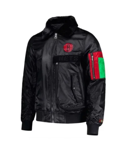 Brooklyn Nets Ty Mopkins BHM Jacket