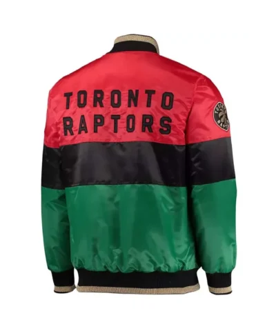Toronto Raptors Black History Month Satin Jacket