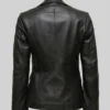 Black Leather Jacket For Womens
