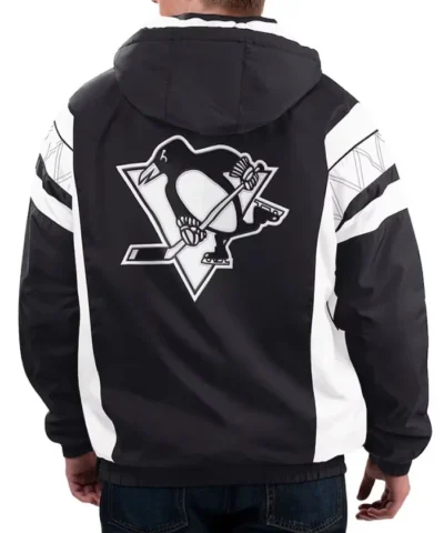 Home Team Pittsburgh Penguins Half-Zip Hoodie Jacket