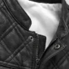 Black Ranger Club Style Leather Biker Vest For Men