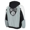 Body Check Brooklyn Nets Half-Zip Hoodie Jacket