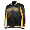 Pittsburgh Penguins The Ace Varsity Full-Snap Satin Jacket