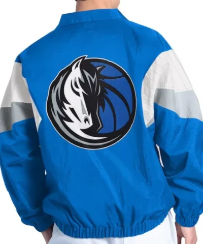 Dallas Mavericks Yard Line Blue Full-Zip Jacket