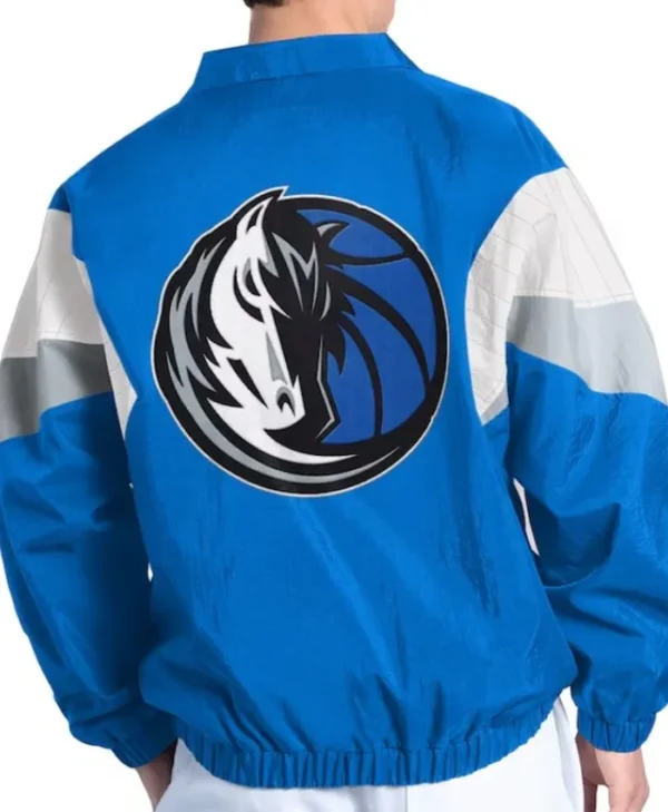 Dallas Mavericks Yard Line Blue Full-Zip Jacket