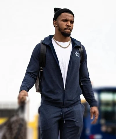 NFL Dallas Cowboys Full Zip Blue Fleece Hoodie