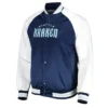 Primetime Seattle Kraken Full-Snap Satin Blue and White Jacket
