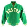 NBA Classic Boston Green Varsity Full-Zip Wool Jacket