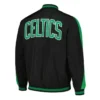 Black Boston Celtics Varsity Full-Zip Jacket