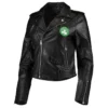 Boston Celtics Motorcycle Full-Zip Black Jacket