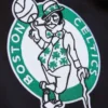 Boston Celtics Black Out Full-Snap Satin Black Jacket