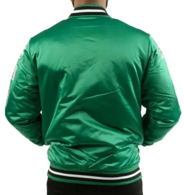 Boston Celtics Champ City Green Satin Jacket