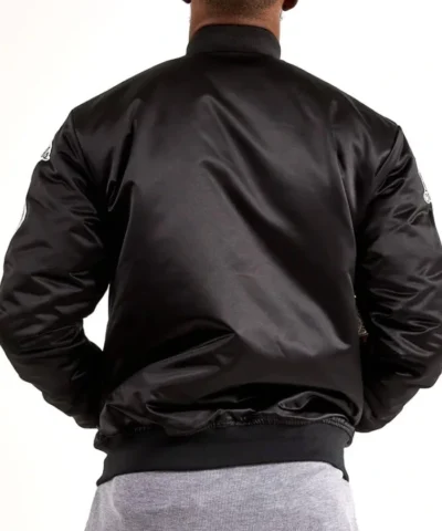 Boston Celtics Championship Black Satin Jacket