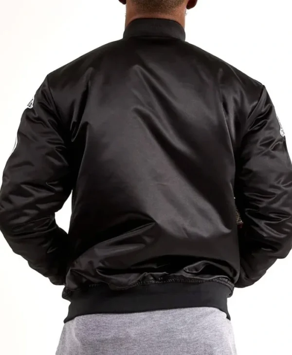 Boston Celtics Championship Black Satin Jacket