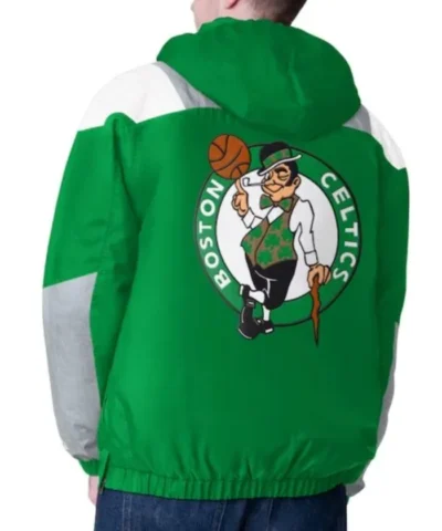 Boston Celtics Charger Half-Zip Pullover Jacket