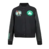 Boston Celtics Classic WoolLeather Varsity Jacket