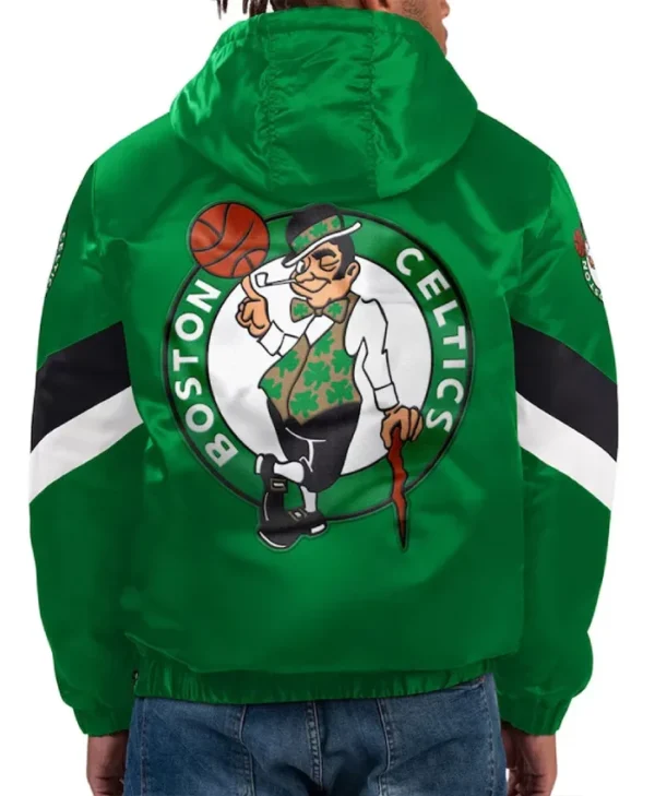 Boston Celtics Force Play Kelly Green Hoodie Jacket