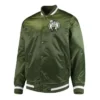Buy Boston Celtics Satin Full-Snap Green Varsity Jacket
