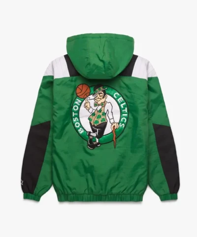 Boston Celtics Pullover Half-Zip Jacket