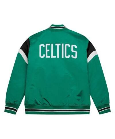 Boston Celtics Green Heavyweight Satin Jacket