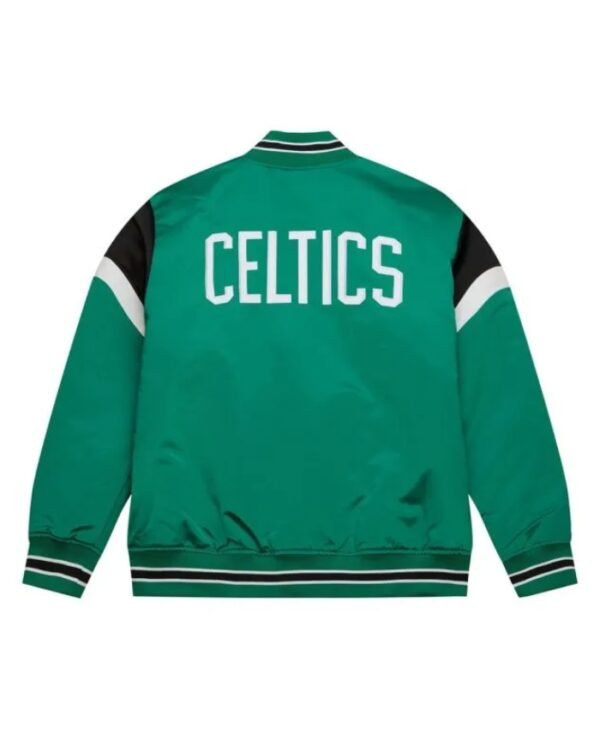 Boston Celtics Green Heavyweight Satin Jacket