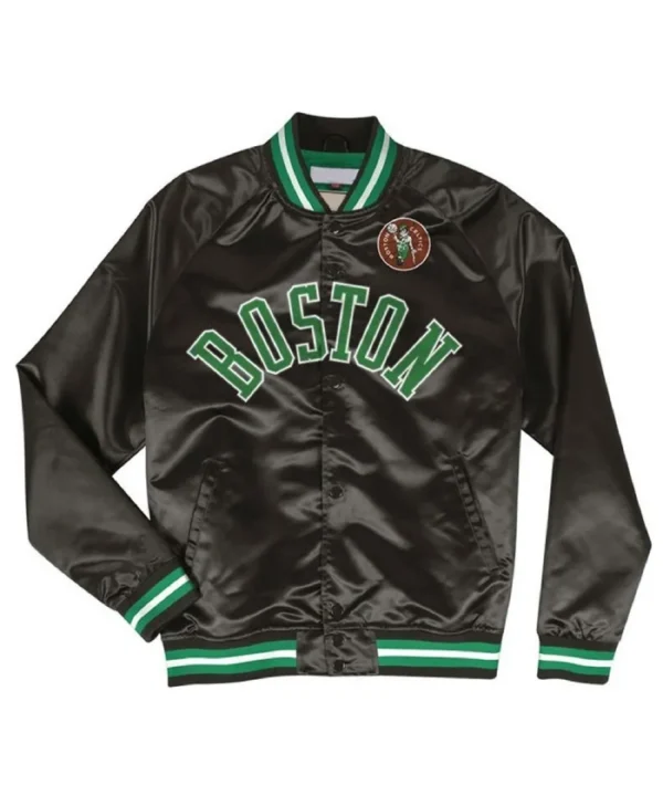 Shop Boston Celtics Lightweight Full-Snap Jacket