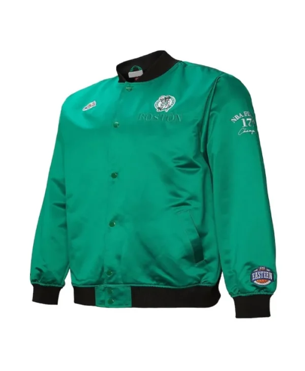 Boston Celtics OG 3.0 Lightweight Full-Snap Satin Green Jacket
